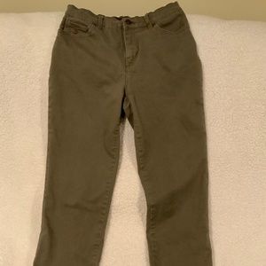 Gloria Vanderbilt Amanda Classic Khaki Stretch Jeans (Size 4)